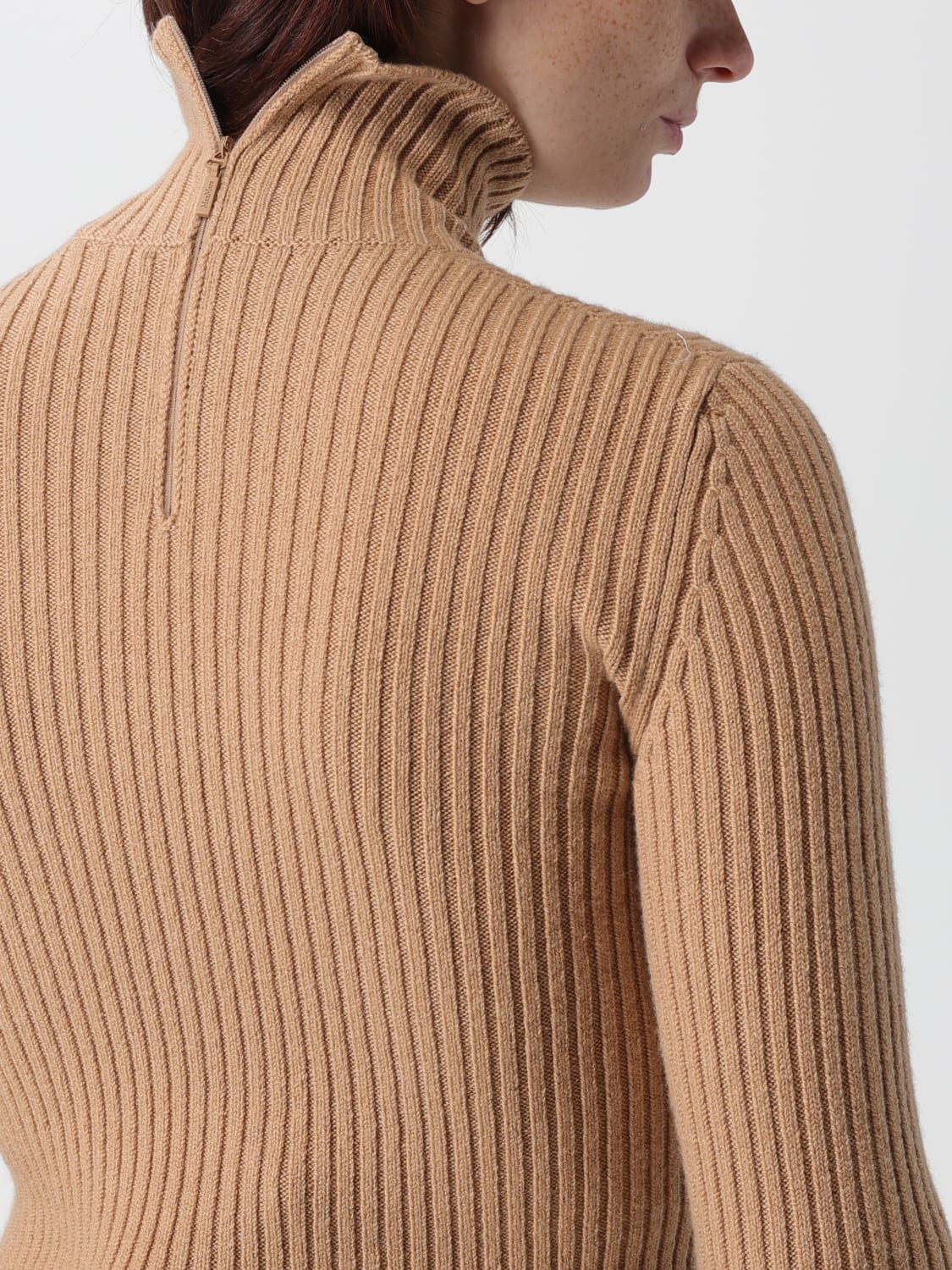 MAX MARA SWEATER: Sweater woman Max Mara, Camel - Img 5
