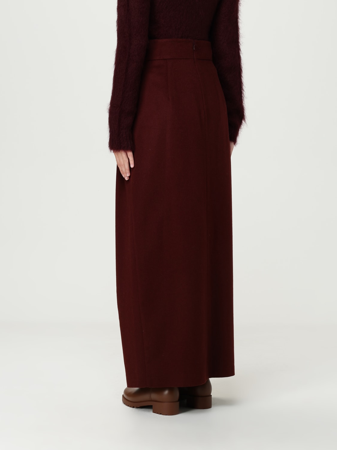 MAX MARA FALDA: Falda mujer Max Mara, Granate - Img 3