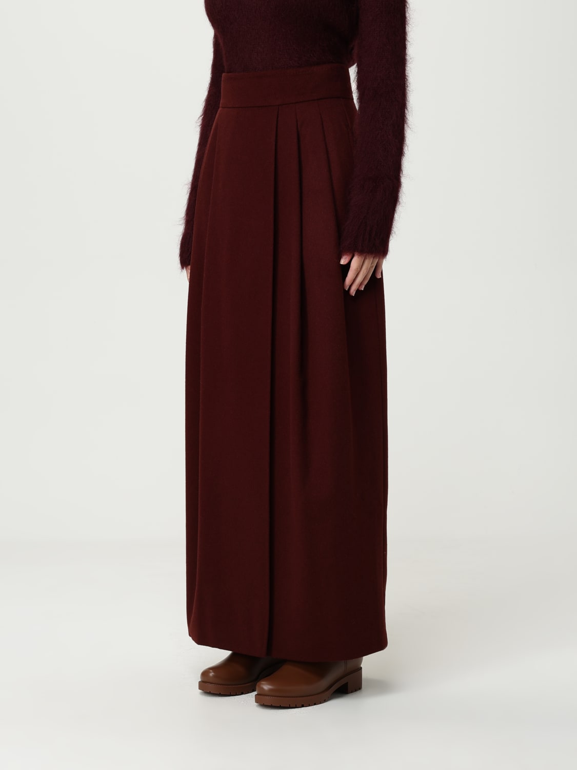 MAX MARA FALDA: Falda mujer Max Mara, Granate - Img 4