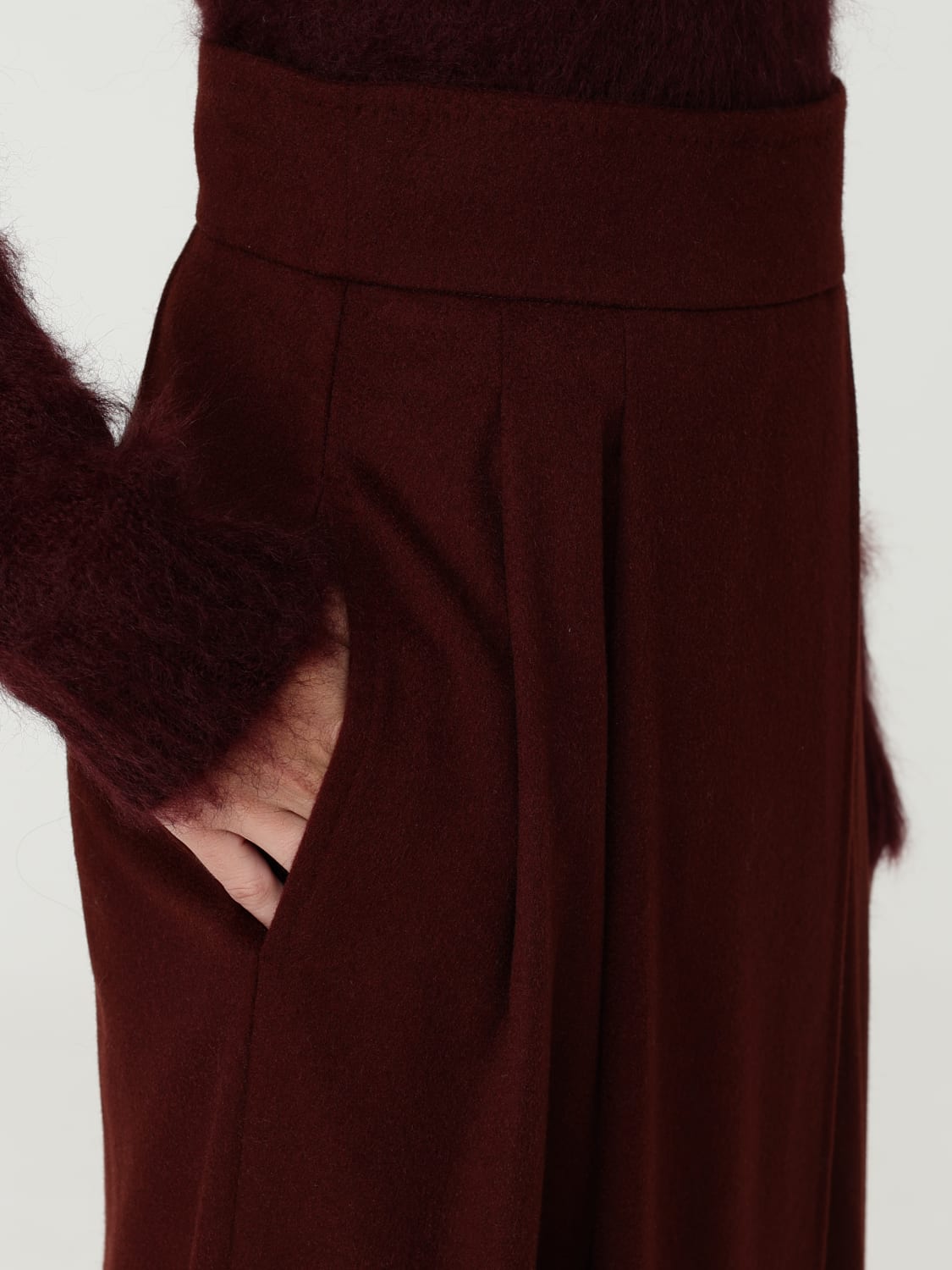 MAX MARA FALDA: Falda mujer Max Mara, Granate - Img 5