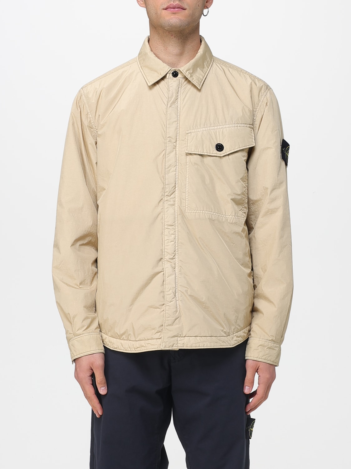 STONE ISLAND JACKET: Jacket men Stone Island, Beige - Img 1