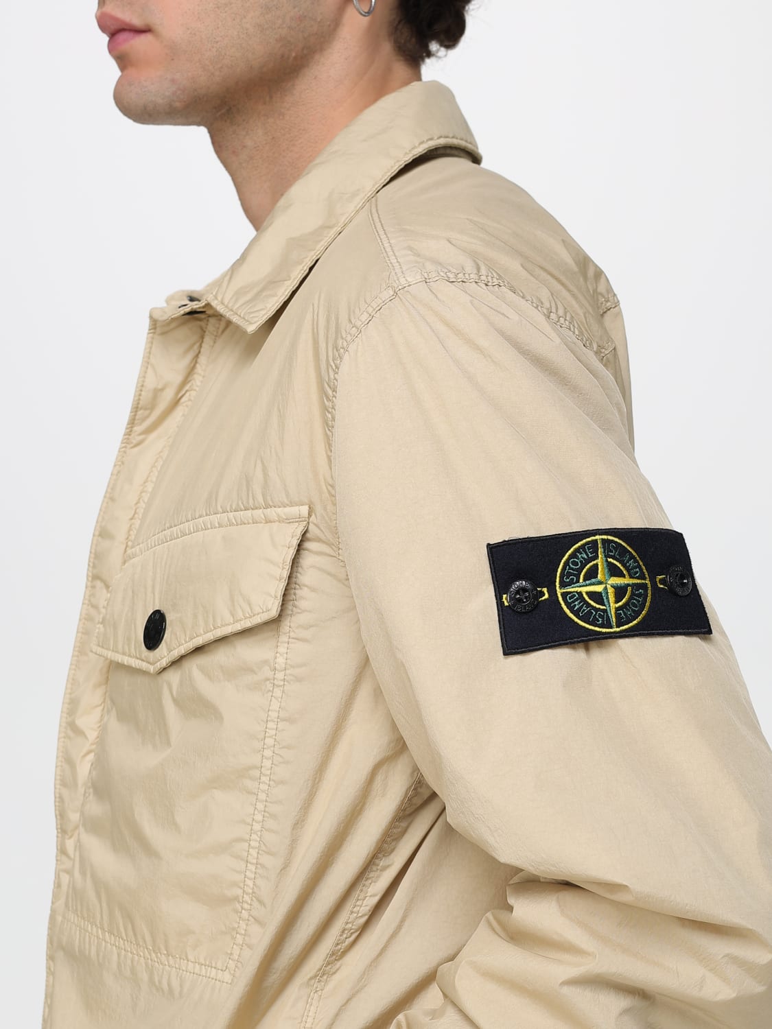 STONE ISLAND JACKET: Jacket men Stone Island, Beige - Img 5