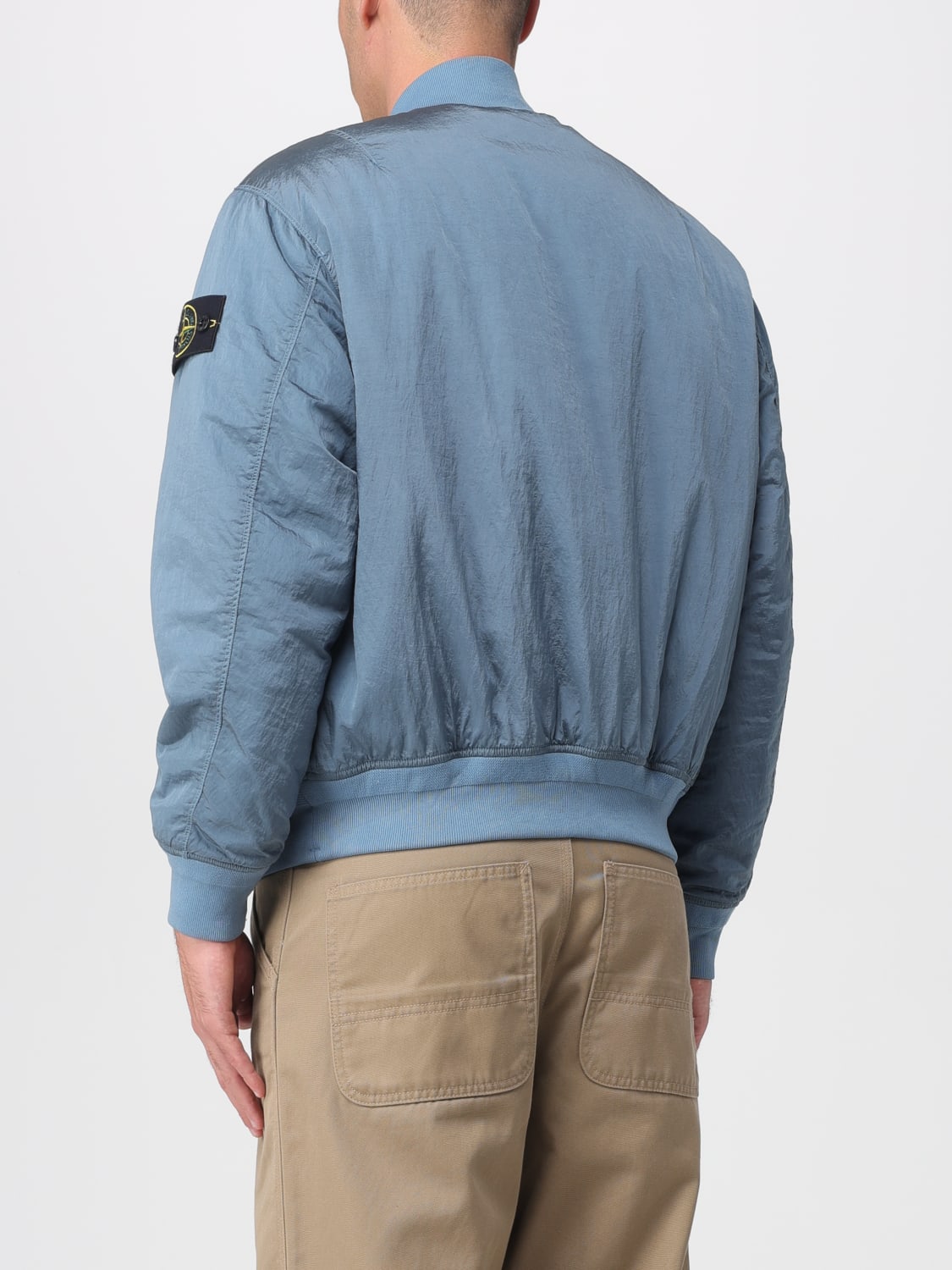 STONE ISLAND JACKE: Jacke herren Stone Island, Hellblau - Img 3