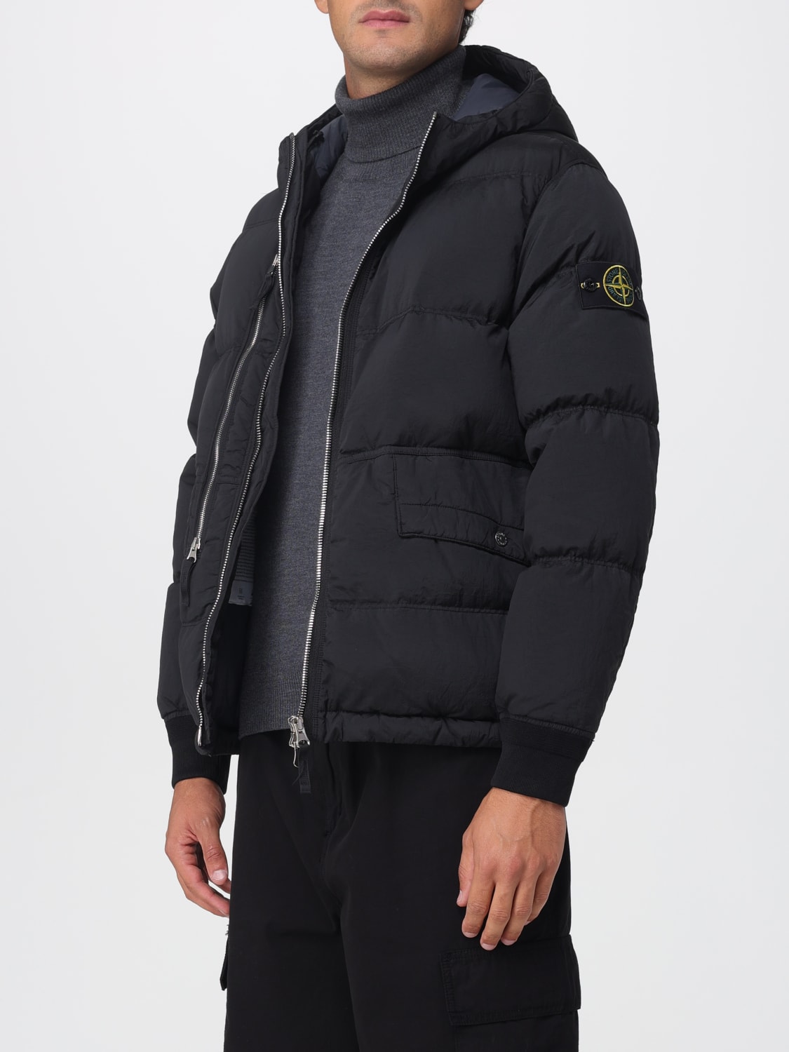 STONE ISLAND JACKET: Jacket men Stone Island, Black - Img 4