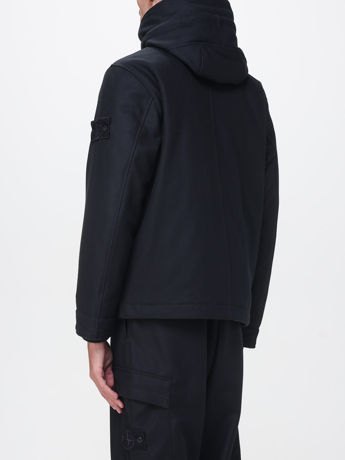 STONE ISLAND ABRIGO: Chaqueta hombre Stone Island, Azul Oscuro - Img 3