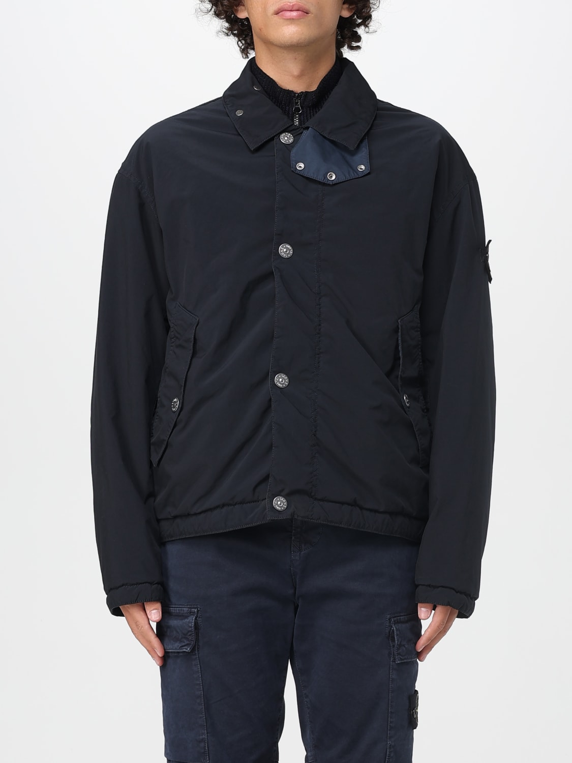STONE ISLAND GIACCA: Giacca Light compact touch poly Stone Island, Blue - Img 1