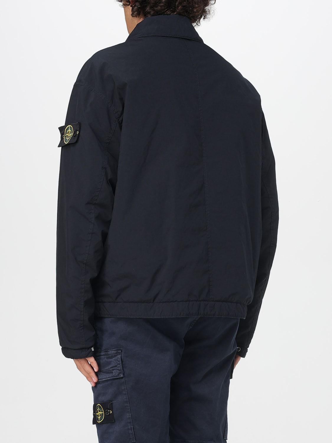 STONE ISLAND GIACCA: Giacca Light compact touch poly Stone Island, Blue - Img 3
