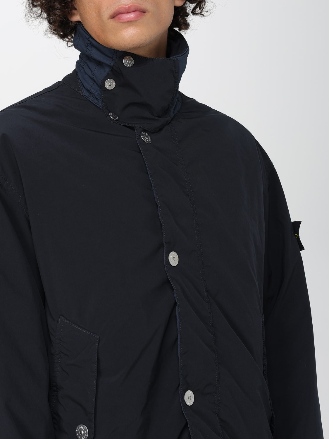 STONE ISLAND GIACCA: Giacca Light compact touch poly Stone Island, Blue - Img 5