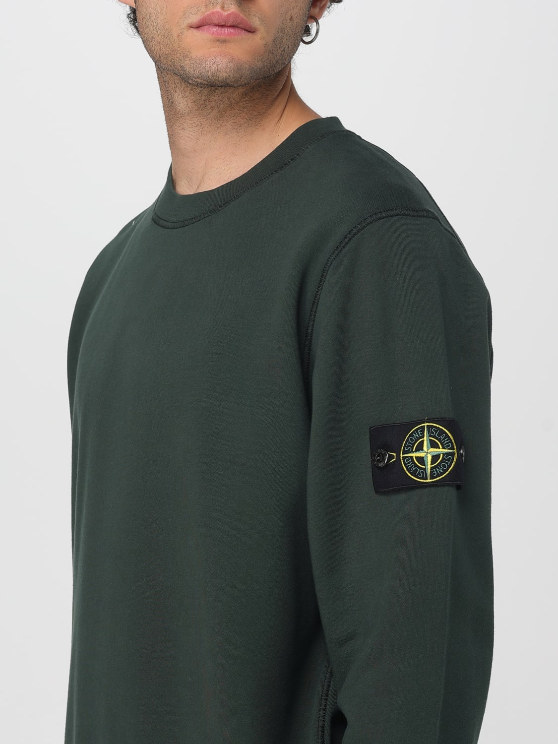STONE ISLAND SWEATSHIRT: Sweatshirt men Stone Island, Blue 1 - Img 5