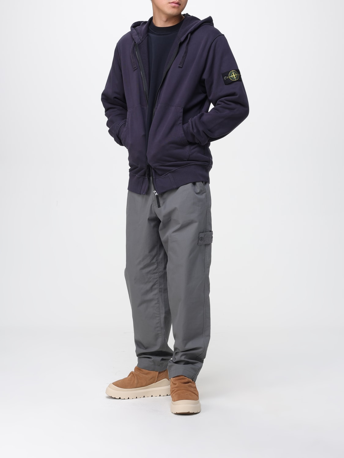 STONE ISLAND SWEATSHIRT: Sweatshirt men Stone Island, Ink - Img 2