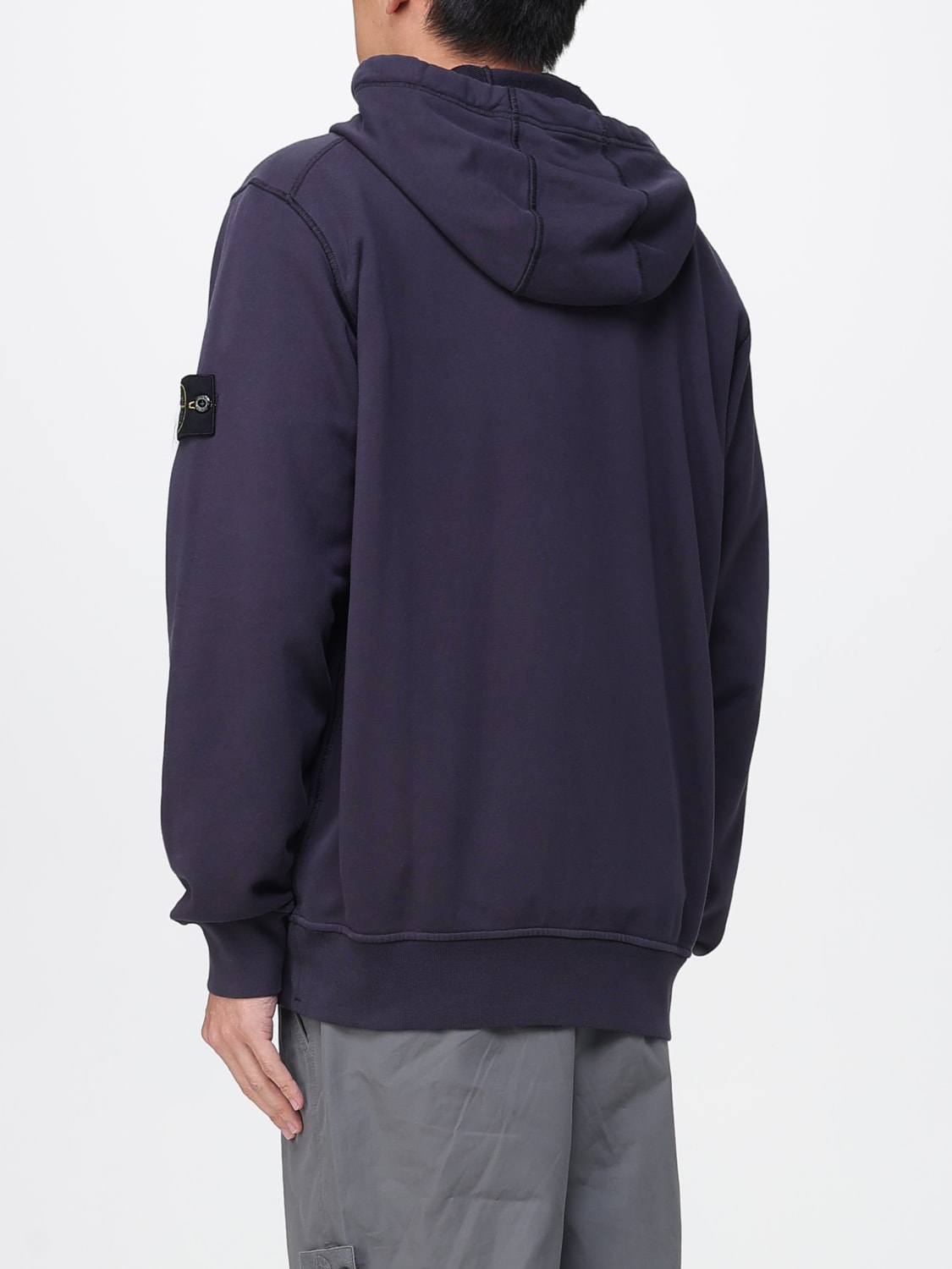 STONE ISLAND SWEATSHIRT: Sweatshirt men Stone Island, Ink - Img 3
