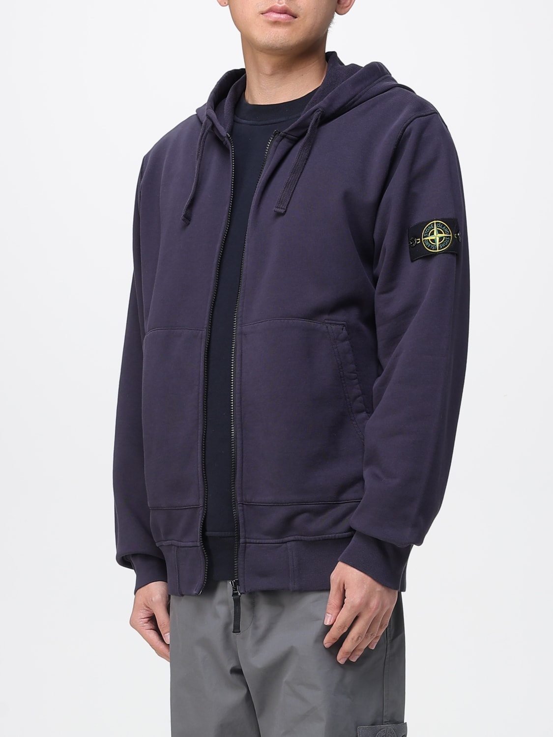 STONE ISLAND SWEATSHIRT: Sweatshirt men Stone Island, Ink - Img 4