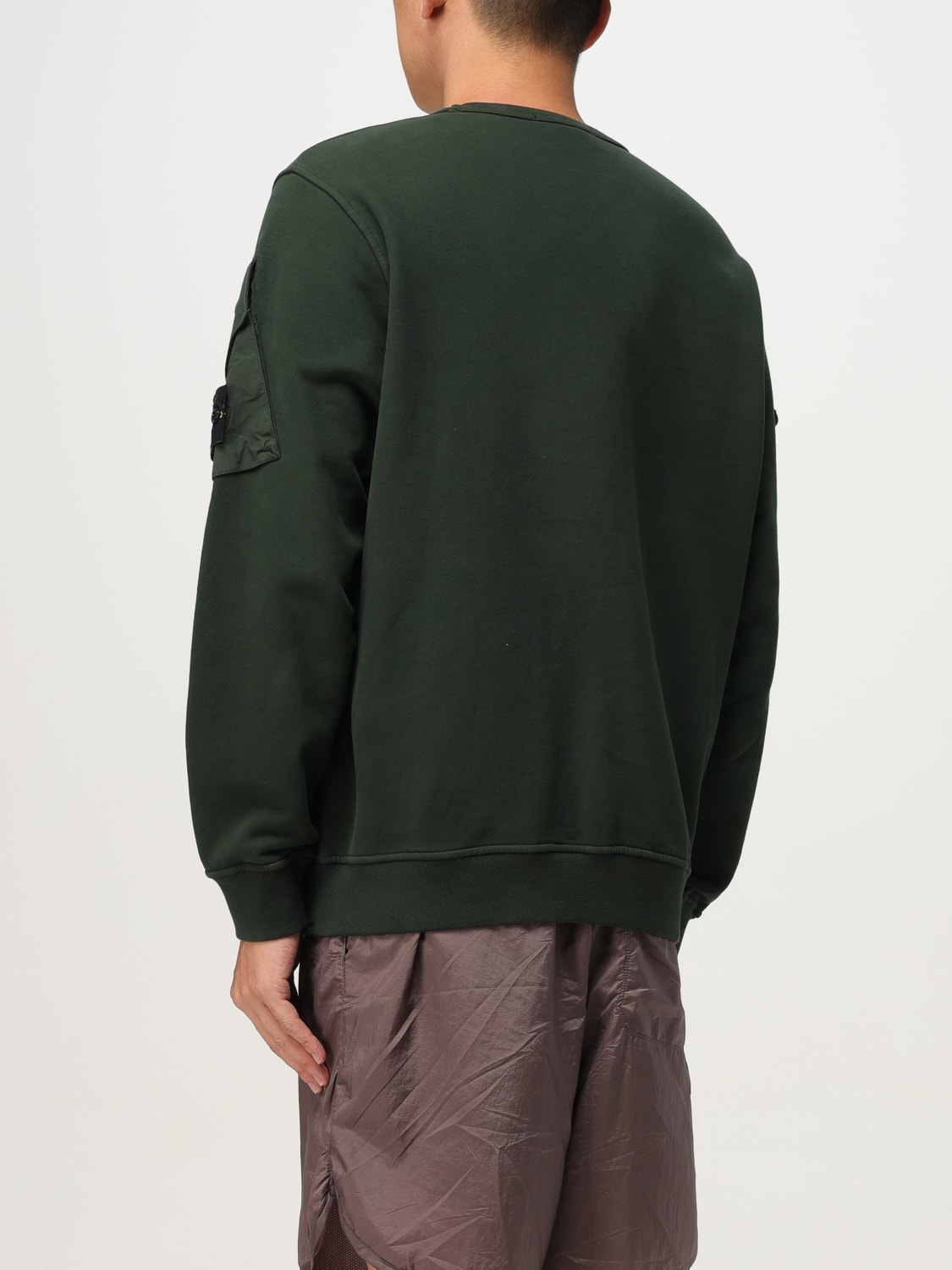 STONE ISLAND SWEATSHIRT: Sweatshirt men Stone Island, Green - Img 3
