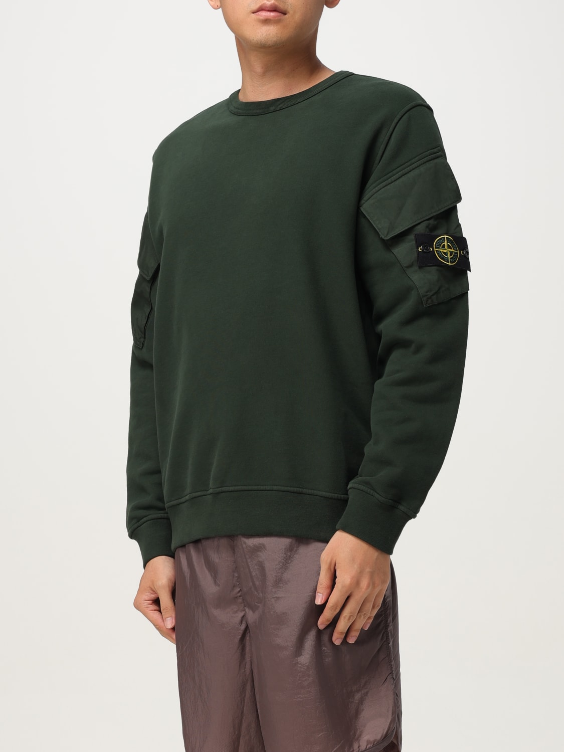 STONE ISLAND SWEATSHIRT: Sweatshirt men Stone Island, Green - Img 4