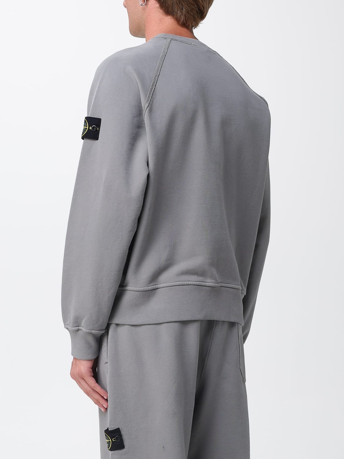 STONE ISLAND SWEATSHIRT: Sweatshirt men Stone Island, Grey - Img 3