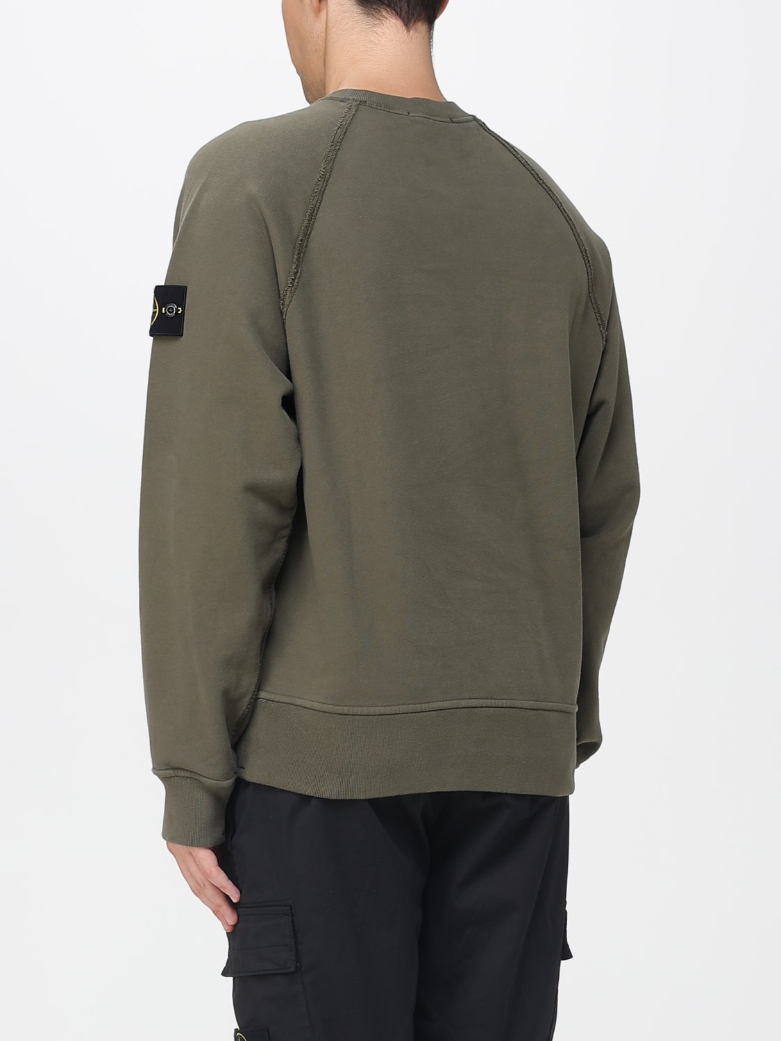 STONE ISLAND SUDADERA: Sudadera hombre Stone Island, Militar - Img 3