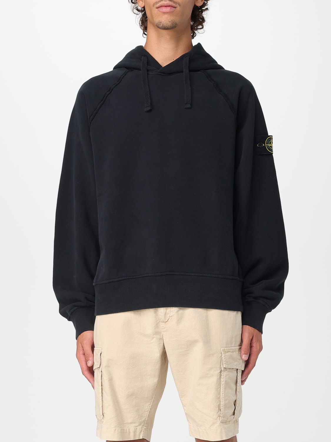 STONE ISLAND SWEATSHIRT: Sweatshirt men Stone Island, Black - Img 1