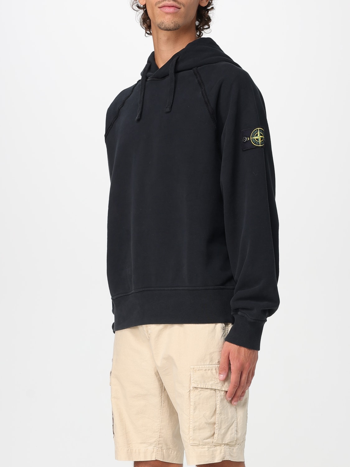 STONE ISLAND SWEATSHIRT: Sweatshirt men Stone Island, Black - Img 4