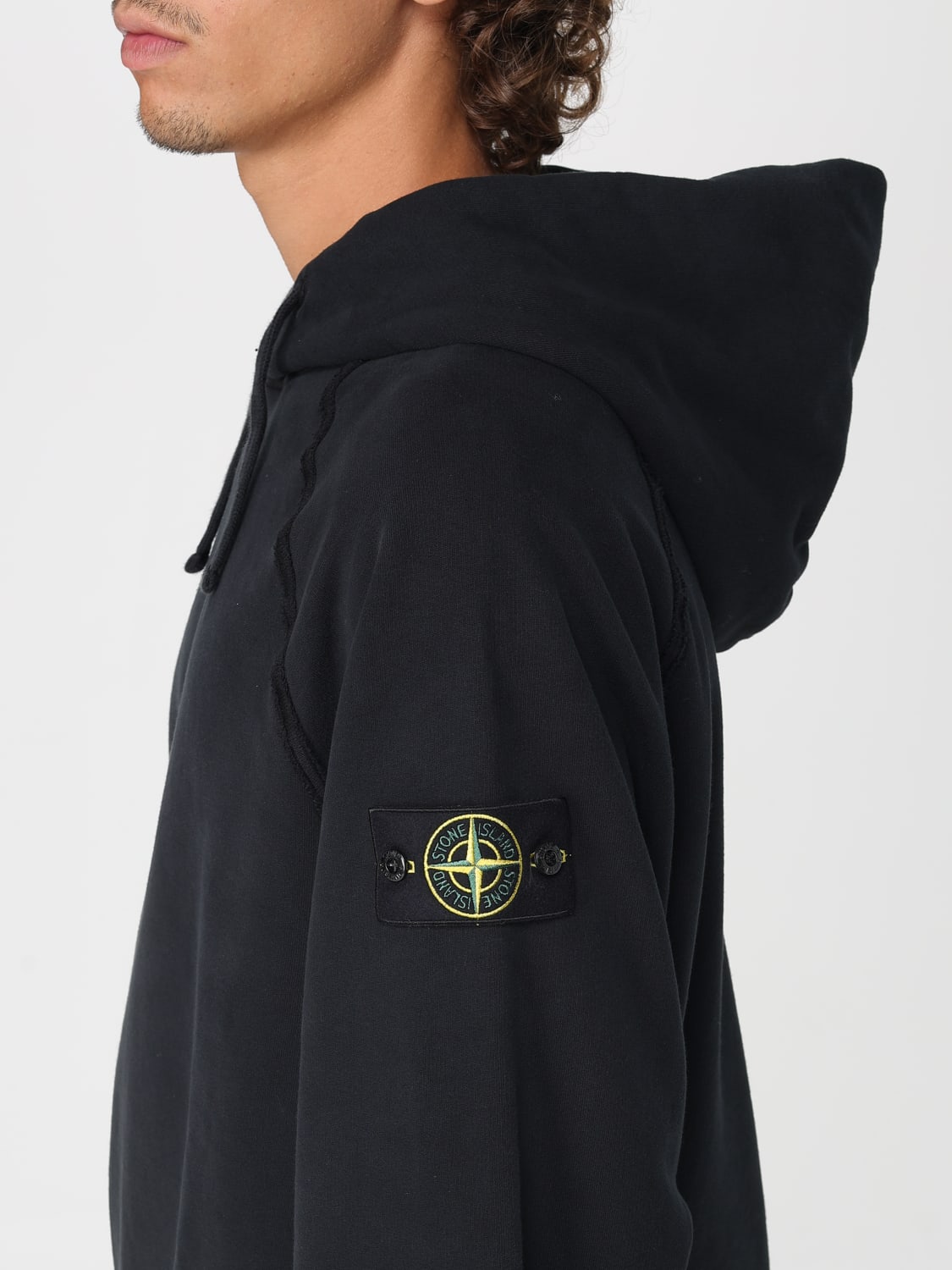 STONE ISLAND SWEATSHIRT: Sweatshirt men Stone Island, Black - Img 5