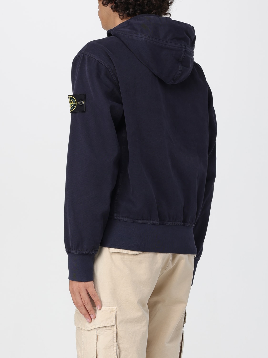 STONE ISLAND SWEATSHIRT: Sweatshirt men Stone Island, Blue - Img 3
