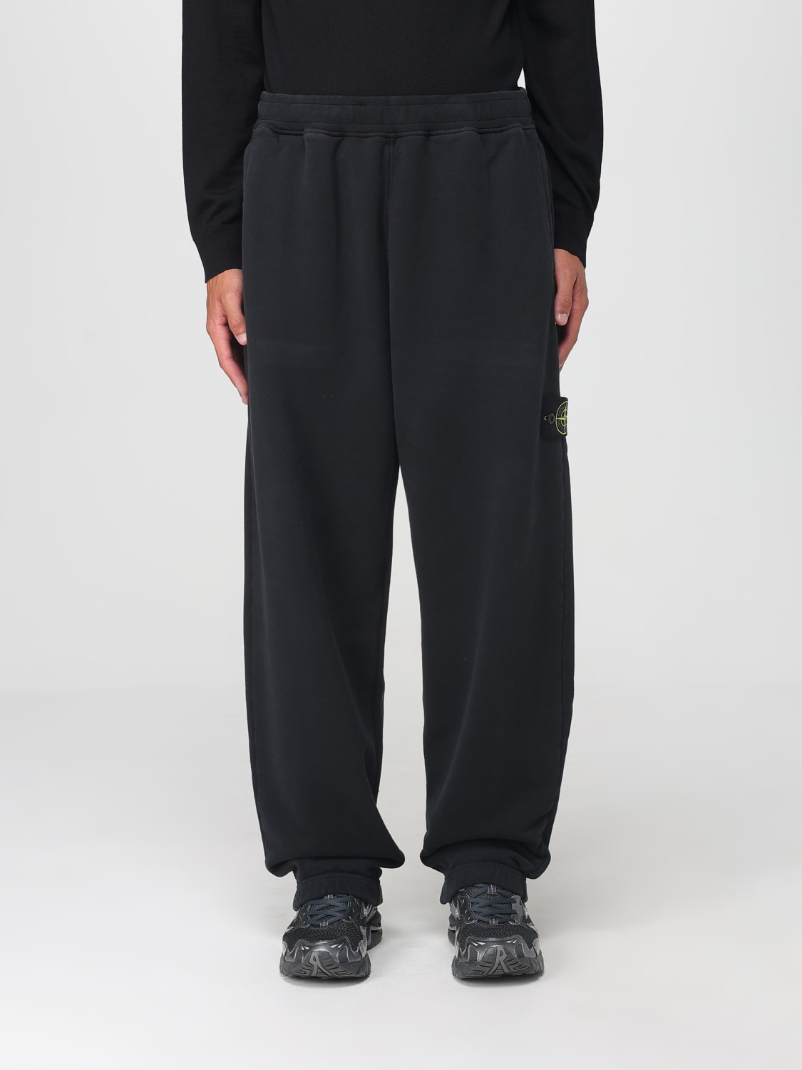 STONE ISLAND PANTS: Pants men Stone Island, Black - Img 1