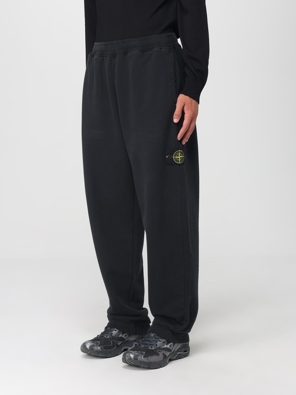 STONE ISLAND PANTS: Pants men Stone Island, Black - Img 4