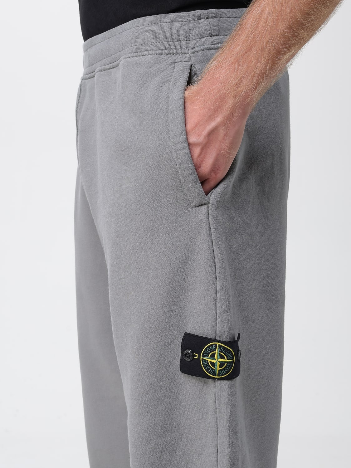 STONE ISLAND HOSE: Hose herren Stone Island, Grau - Img 4