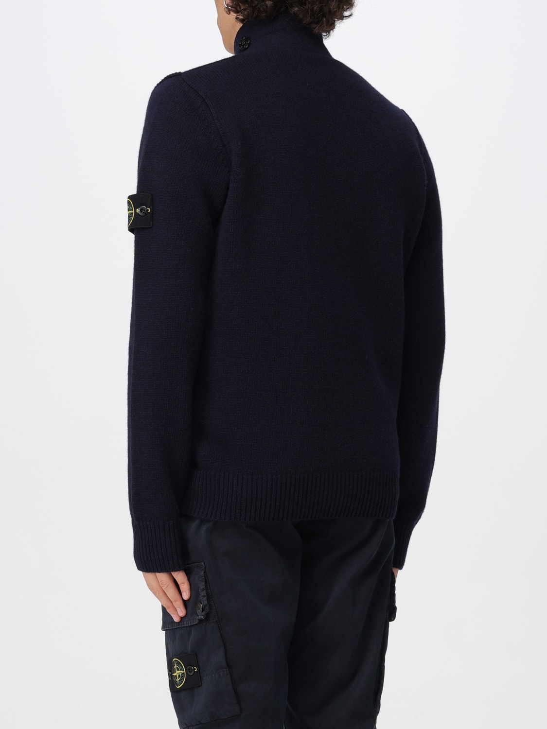 STONE ISLAND PULLOVER: Pullover herren Stone Island, Blau - Img 3