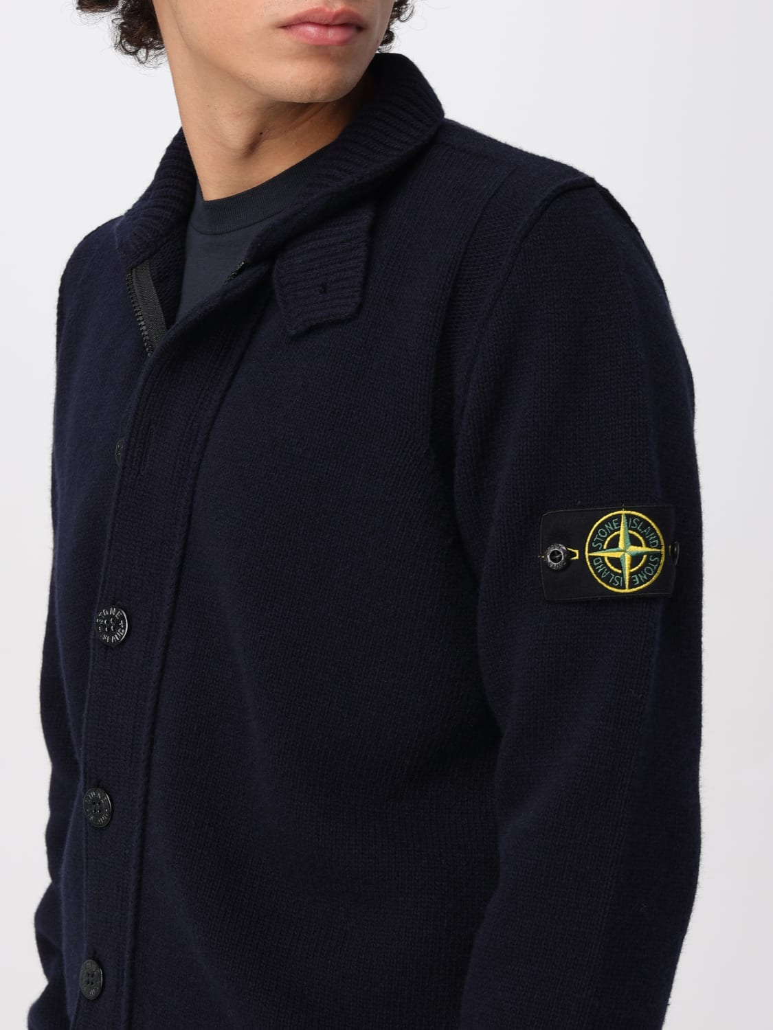 STONE ISLAND PULLOVER: Pullover herren Stone Island, Blau - Img 5