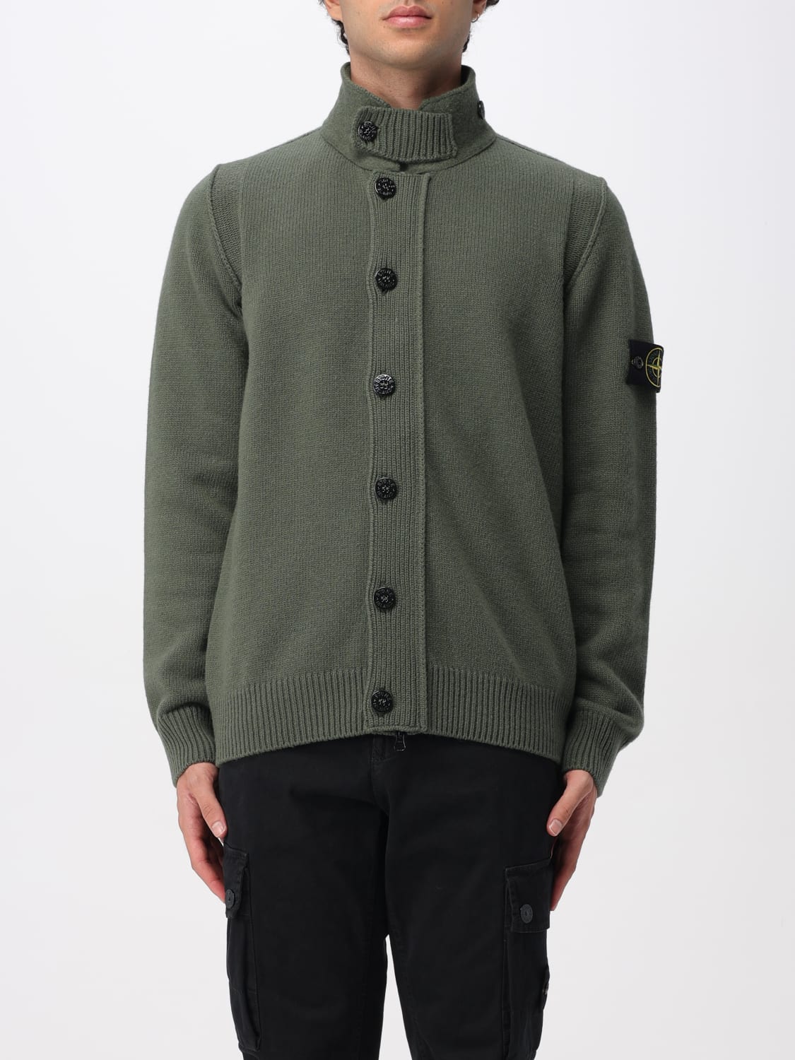 STONE ISLAND PULLOVER: Pullover herren Stone Island, Grün - Img 1