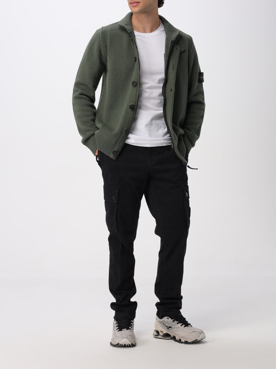 STONE ISLAND PULLOVER: Pullover herren Stone Island, Grün - Img 2