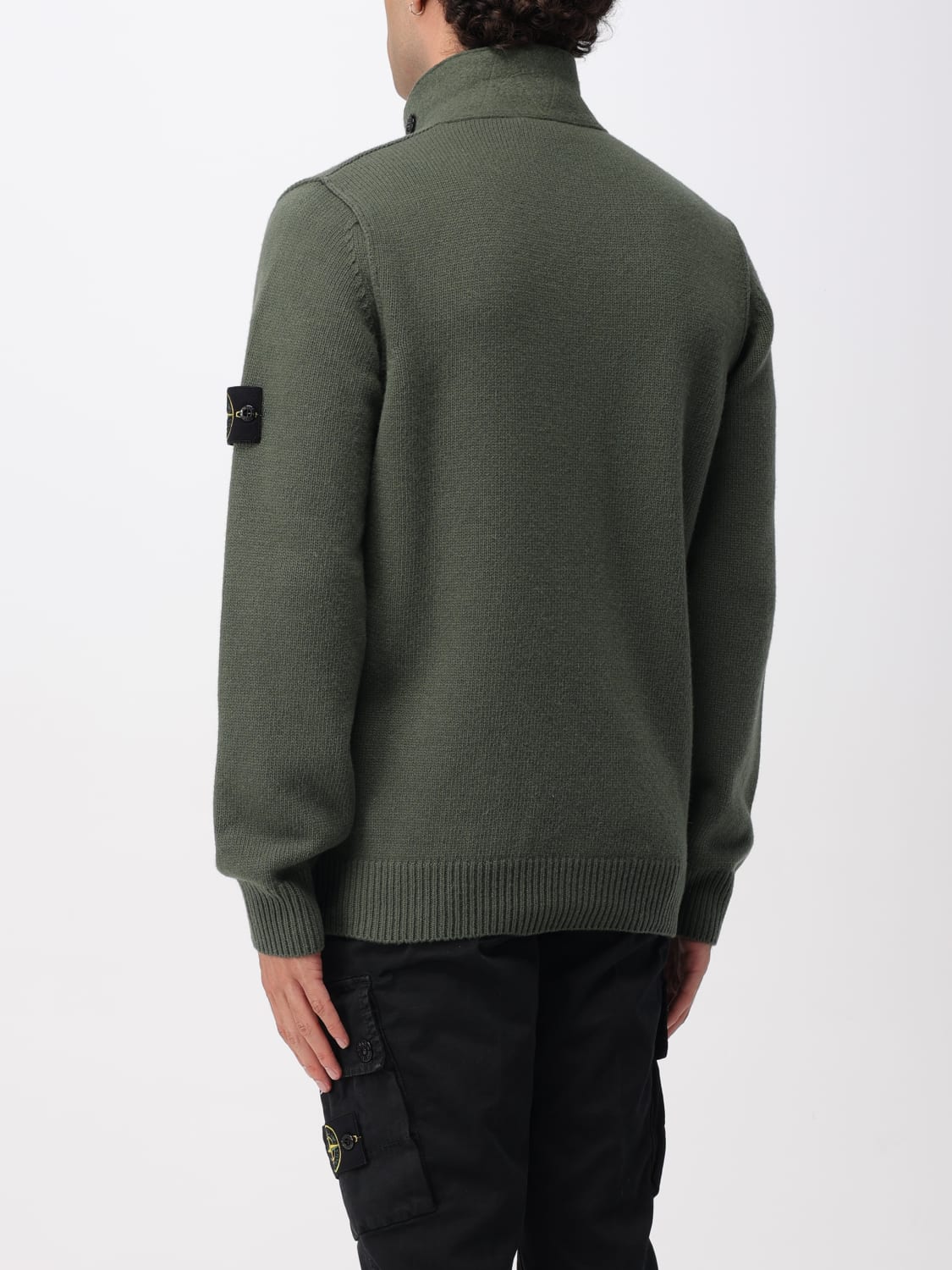 STONE ISLAND PULLOVER: Pullover herren Stone Island, Grün - Img 3