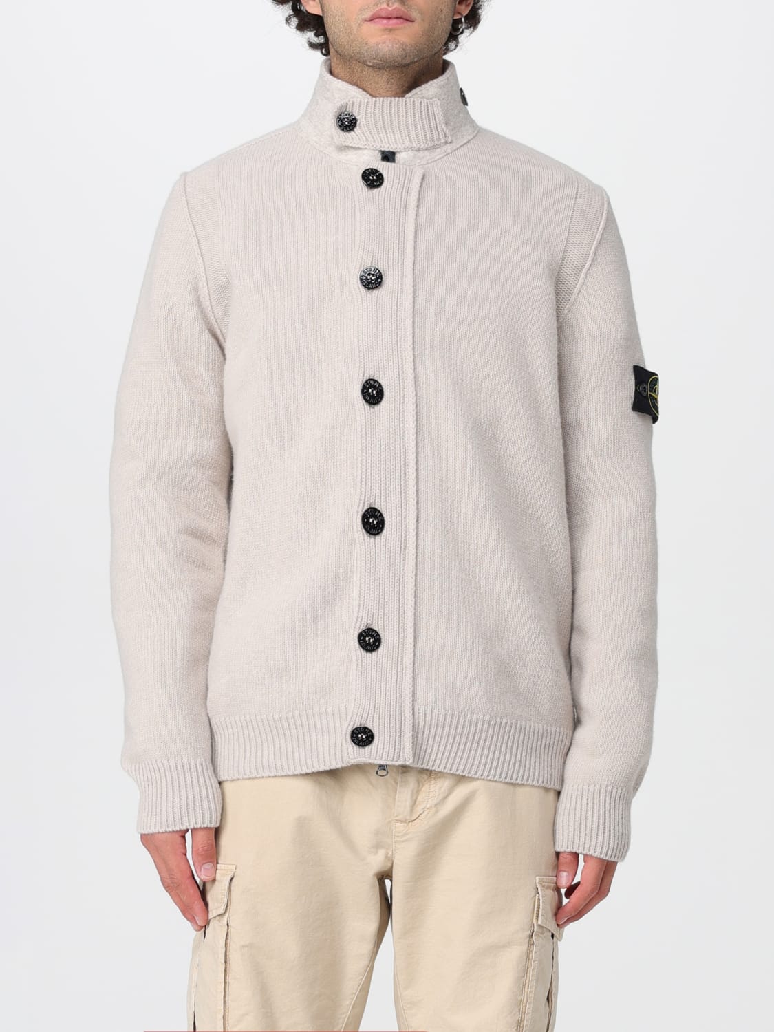 STONE ISLAND SWEATER: Sweater men Stone Island, Sand - Img 1