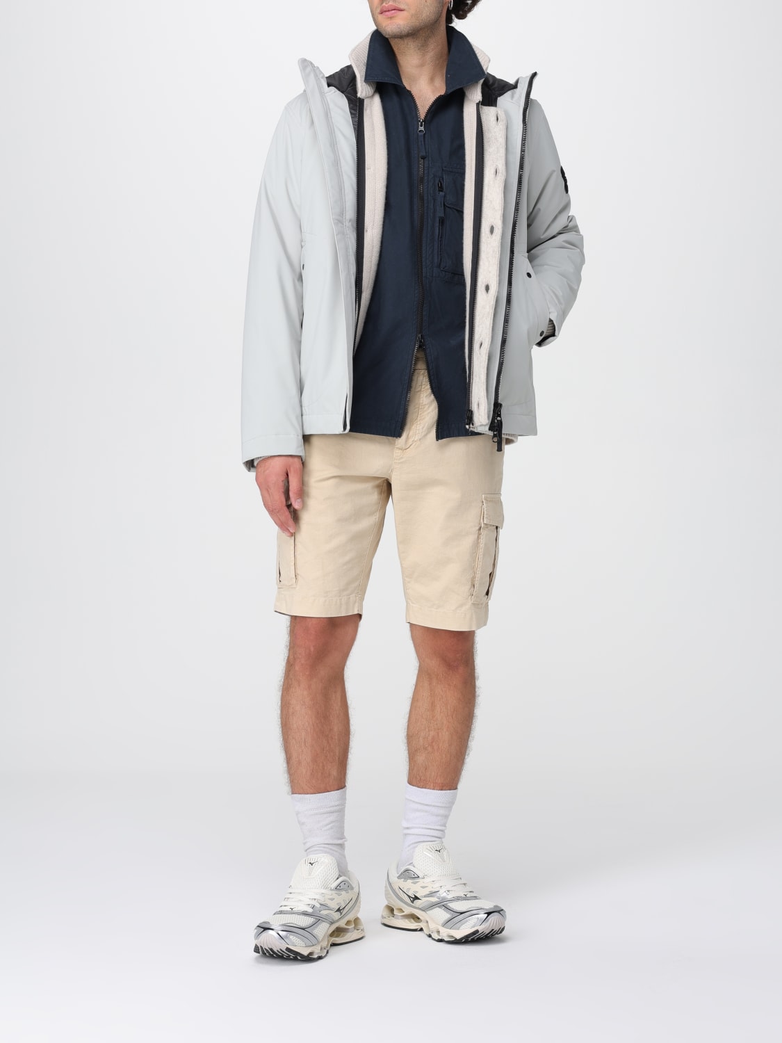 STONE ISLAND SWEATER: Sweater men Stone Island, Sand - Img 2