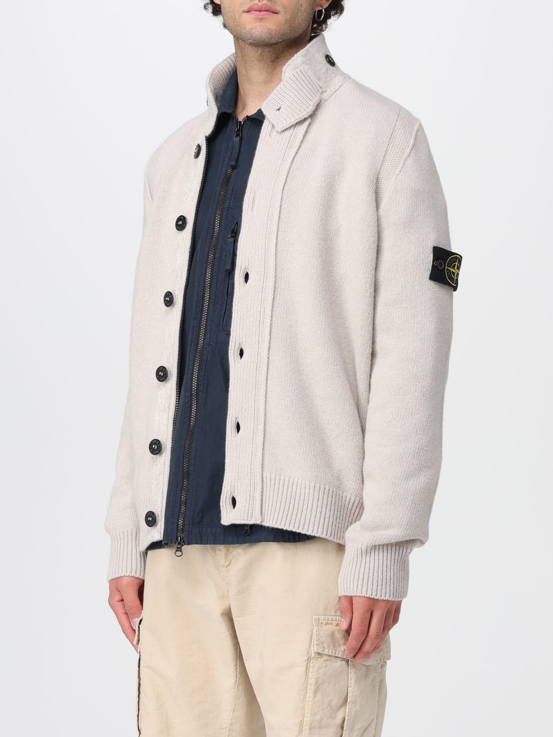 STONE ISLAND SWEATER: Sweater men Stone Island, Sand - Img 4