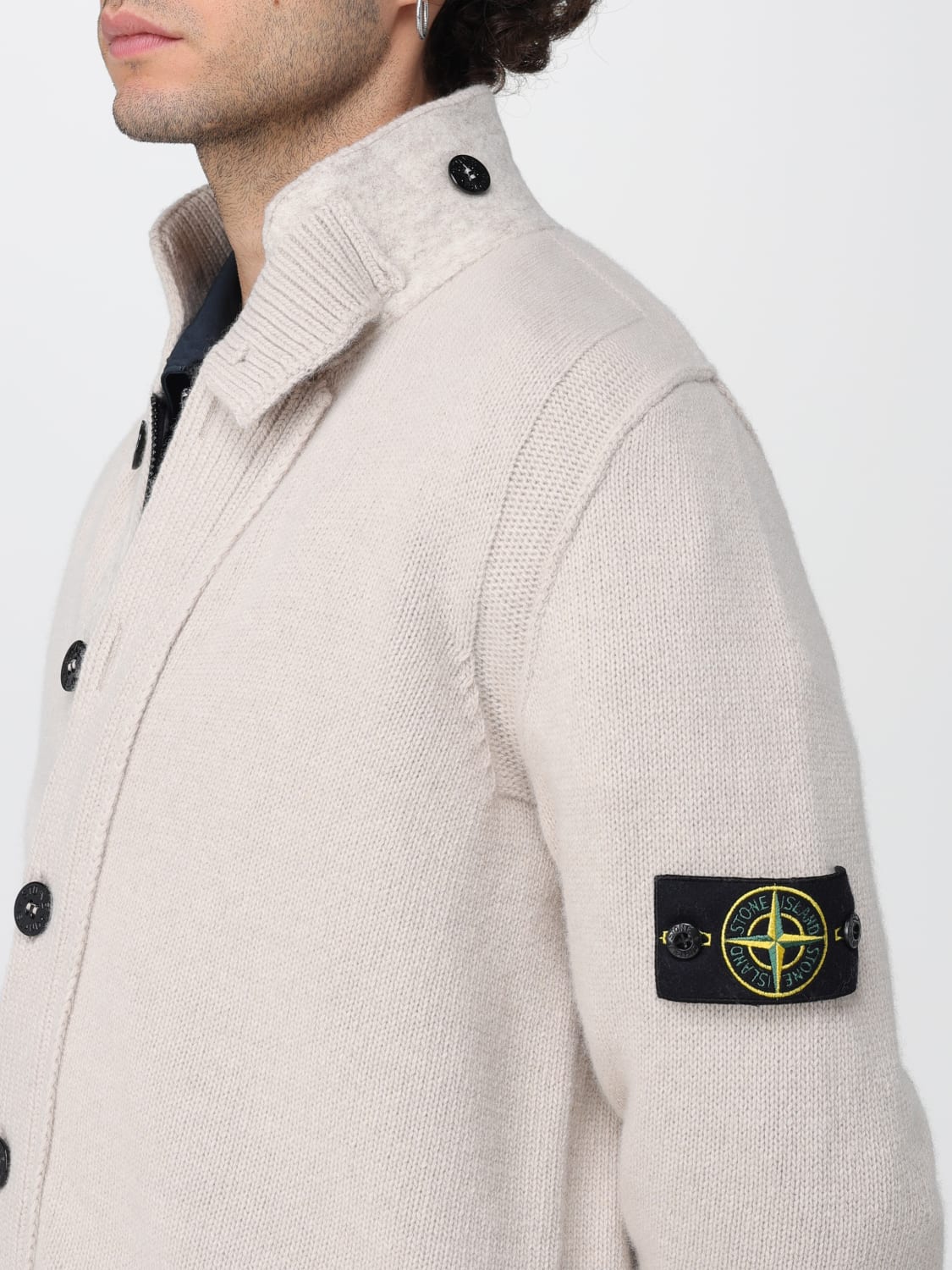 STONE ISLAND SWEATER: Sweater men Stone Island, Sand - Img 5