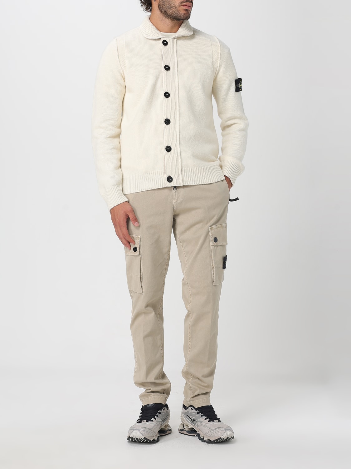 STONE ISLAND SWEATER: Sweater men Stone Island, Yellow Cream - Img 2