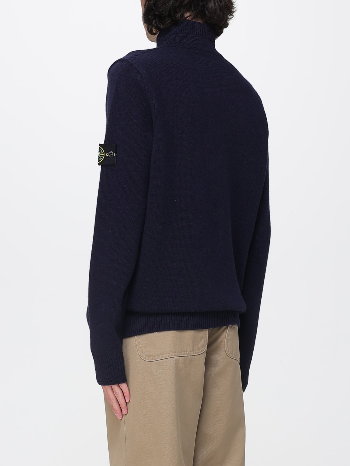 STONE ISLAND PULLOVER: Pullover herren Stone Island, Blau - Img 3