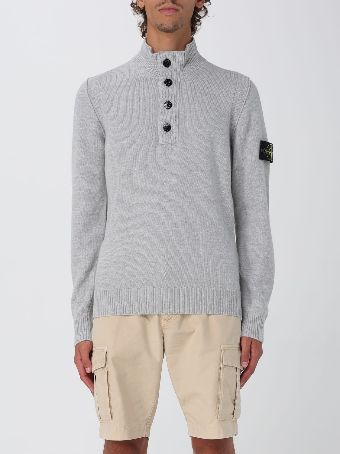 STONE ISLAND PULLOVER: Pullover herren Stone Island, Charcoal - Img 1