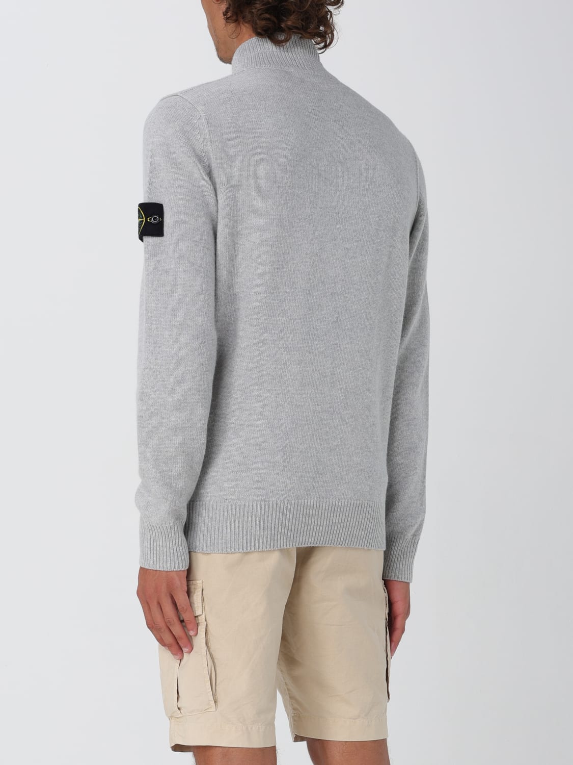 STONE ISLAND PULLOVER: Pullover herren Stone Island, Charcoal - Img 3