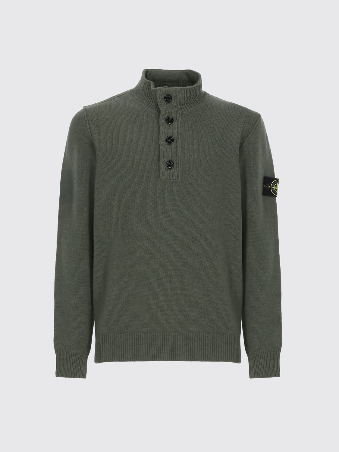 STONE ISLAND SWEATER: Sweater men Stone Island, Military - Img 2