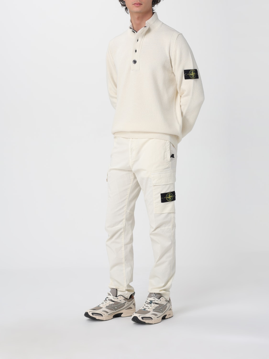 STONE ISLAND SWEATER: Sweater men Stone Island, Black 1 - Img 2