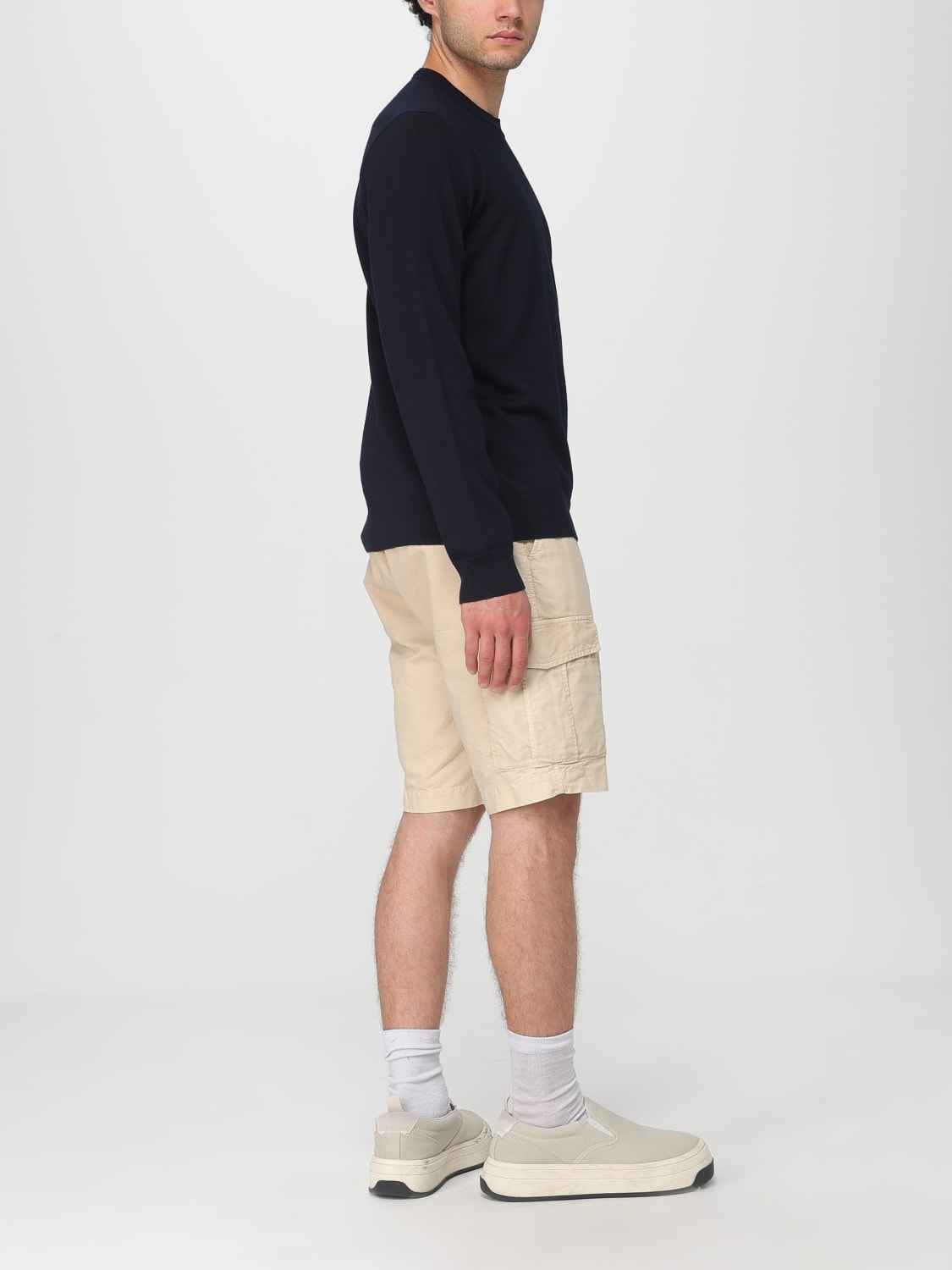 STONE ISLAND SWEATER: Sweater men Stone Island, Blue - Img 2