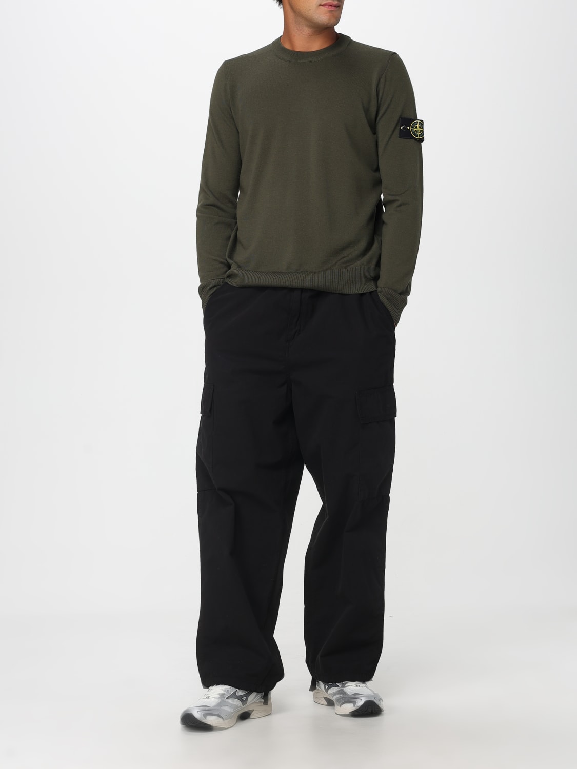 STONE ISLAND SWEATER: Sweater men Stone Island, Military - Img 2