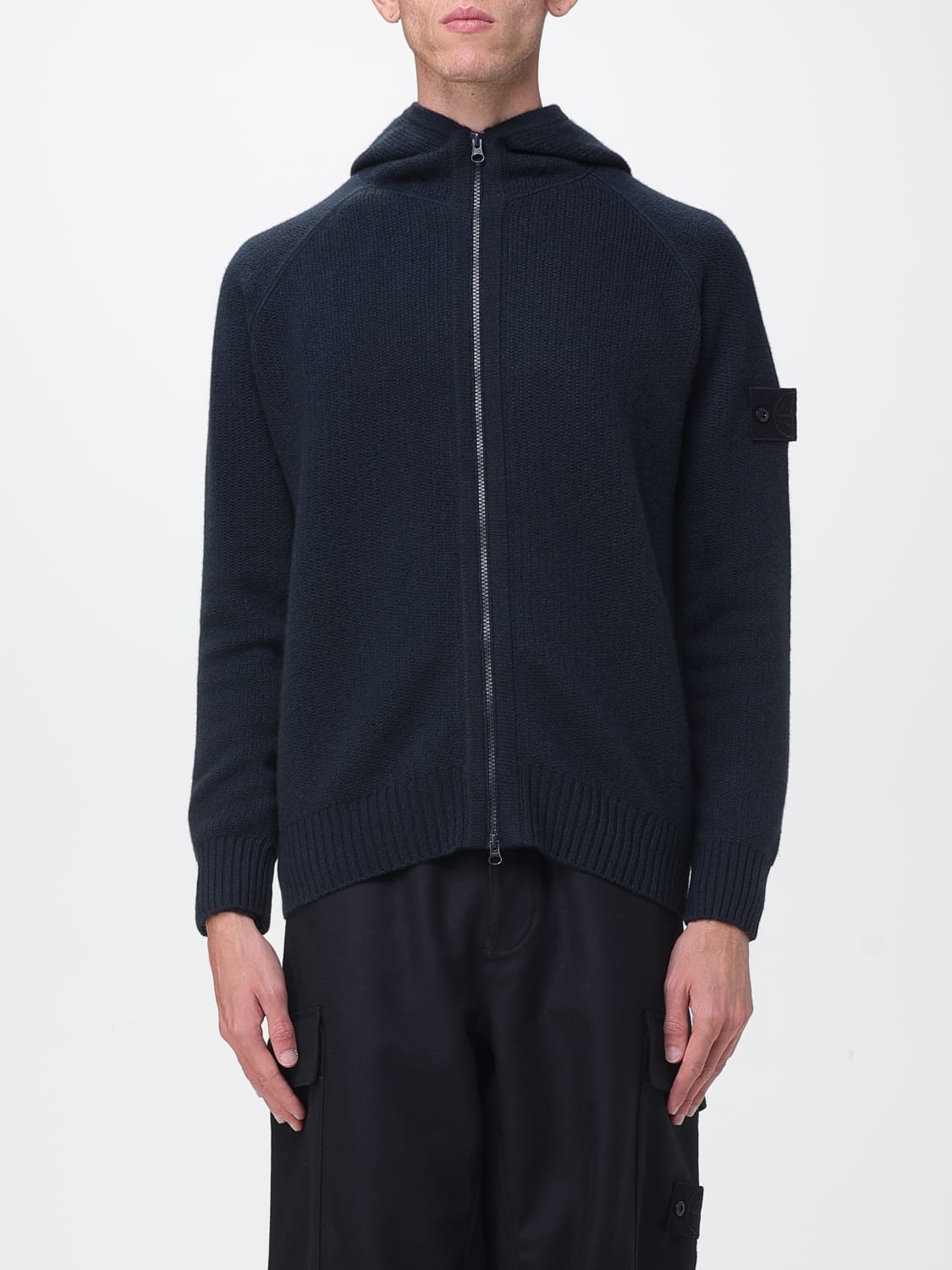 STONE ISLAND SWEATSHIRT: Sweater men Stone Island, Blue - Img 1