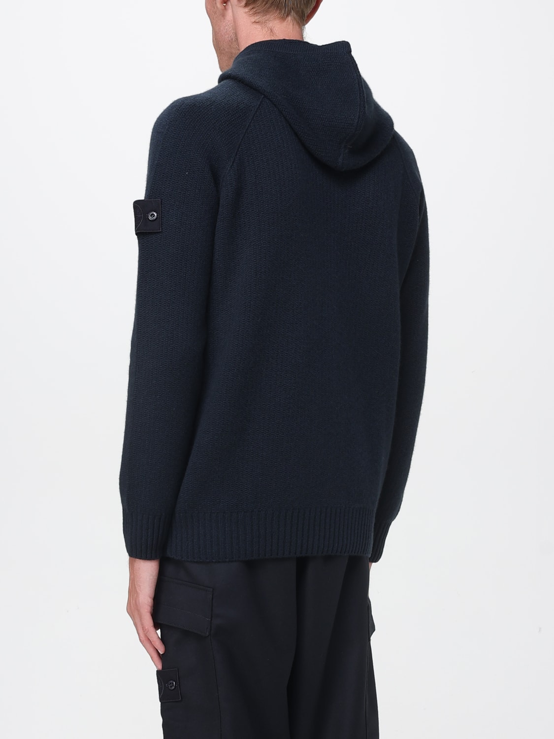 STONE ISLAND SWEATSHIRT: Sweater men Stone Island, Blue - Img 3