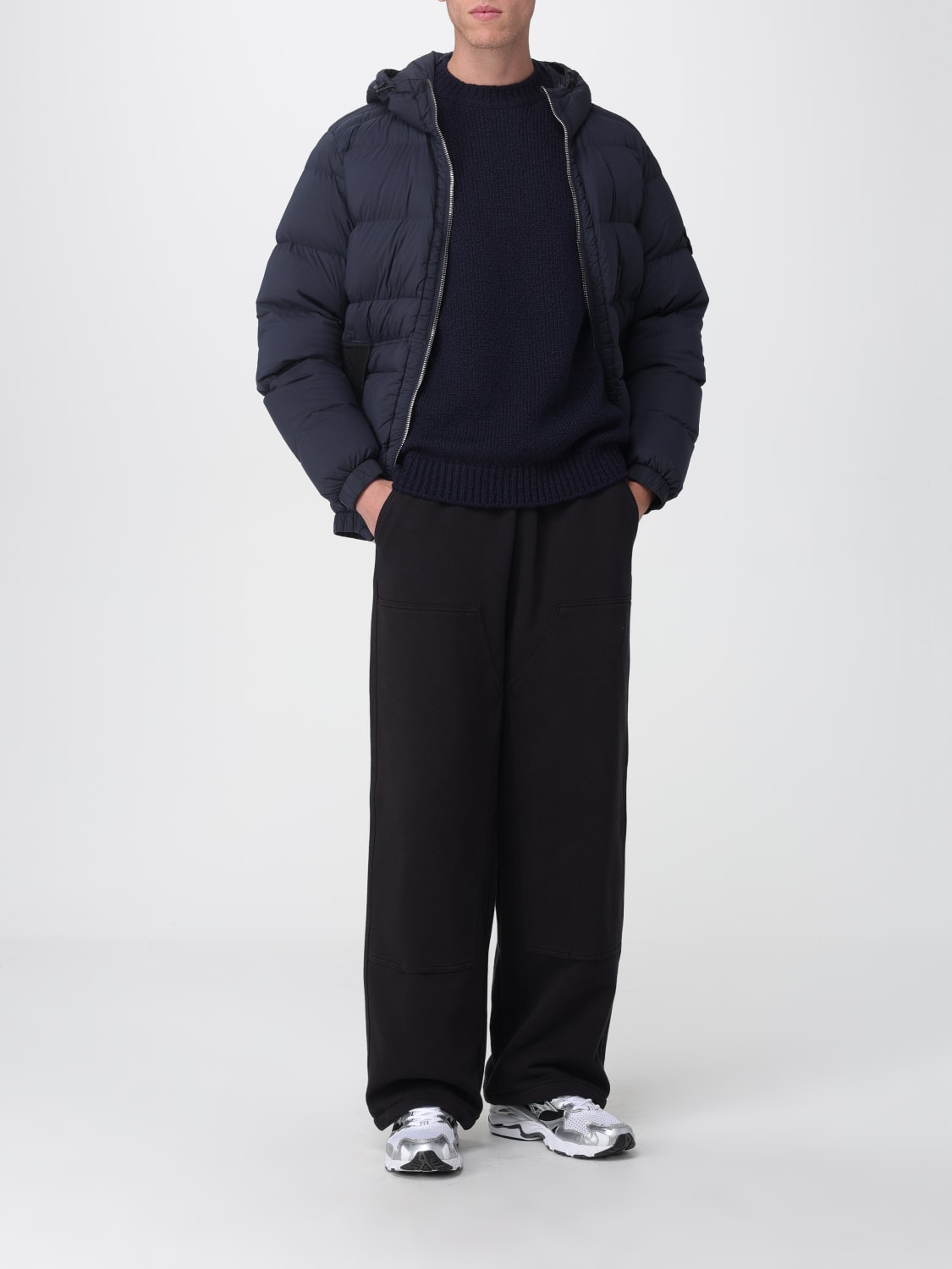 STONE ISLAND SWEATER: Sweater men Stone Island, Blue - Img 2