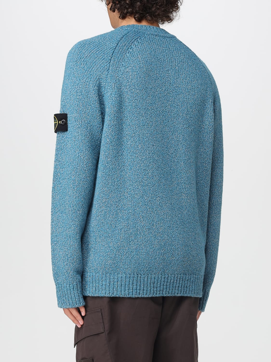 STONE ISLAND SWEATER: Sweater men Stone Island, Gnawed Blue - Img 3