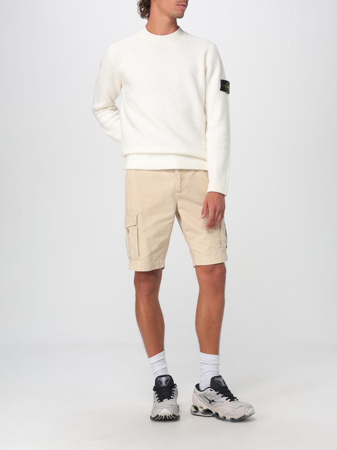 STONE ISLAND SWEATER: Sweater men Stone Island, Yellow Cream - Img 2
