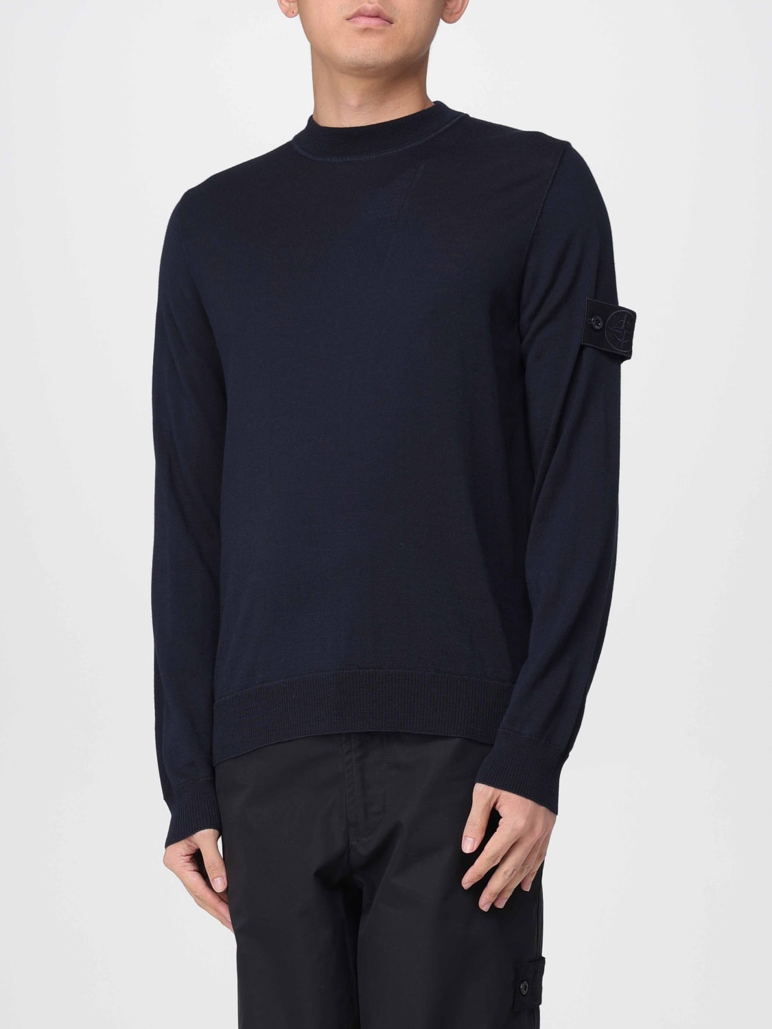 STONE ISLAND PULLOVER: Pullover herren Stone Island, Blau - Img 3